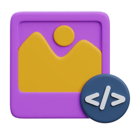 Image Code  3D Icon