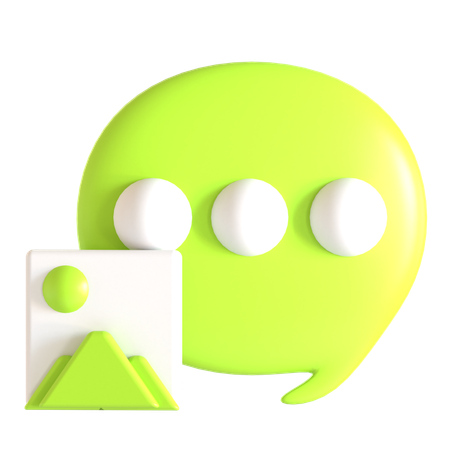 Image Comment  3D Icon