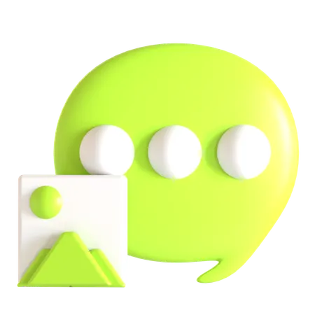 Image Comment  3D Icon