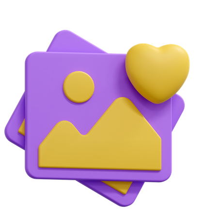 Photo d'amour  3D Icon