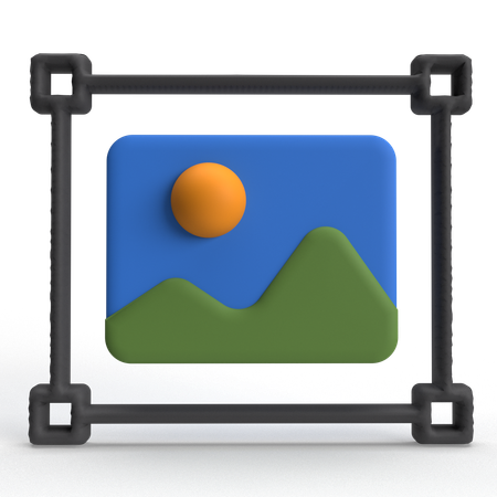 Image Edit  3D Icon