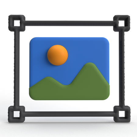 Image Edit  3D Icon