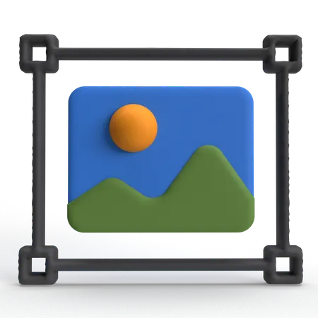 Image Edit  3D Icon