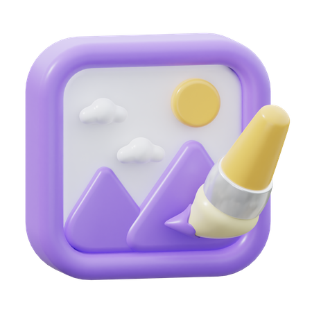 Image Editor  3D Icon