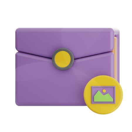 Image Email  3D Icon