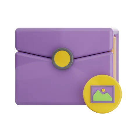 Image Email  3D Icon