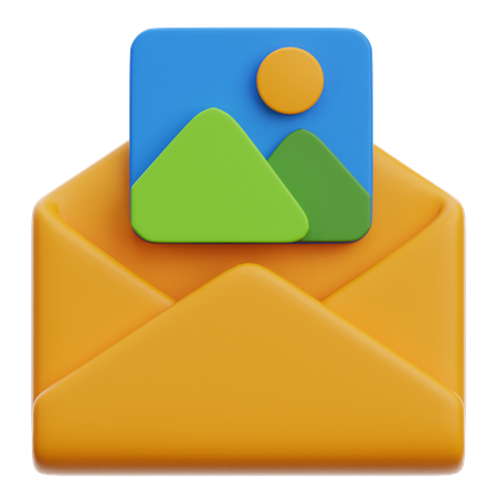 Image Email  3D Icon