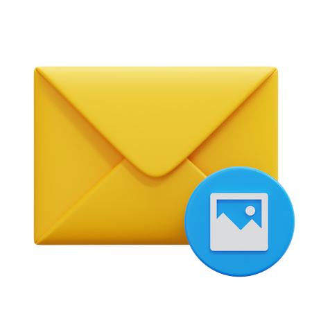 Image Email  3D Icon