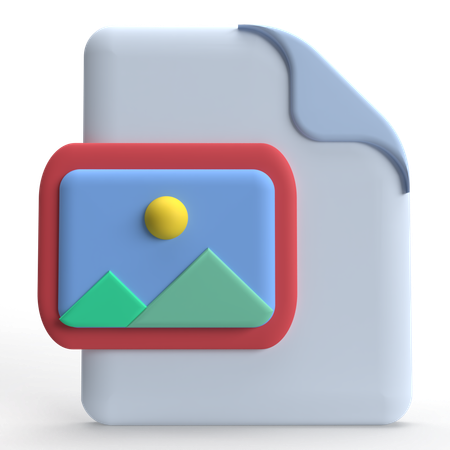 Image File  3D Icon