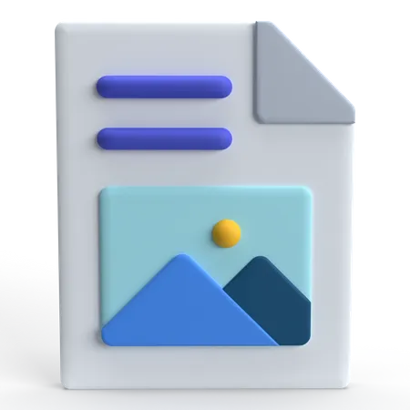 Image File  3D Icon