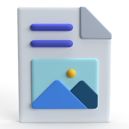 Image File  3D Icon