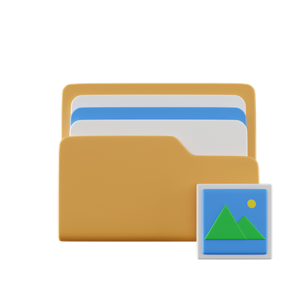 Image Folder  3D Icon