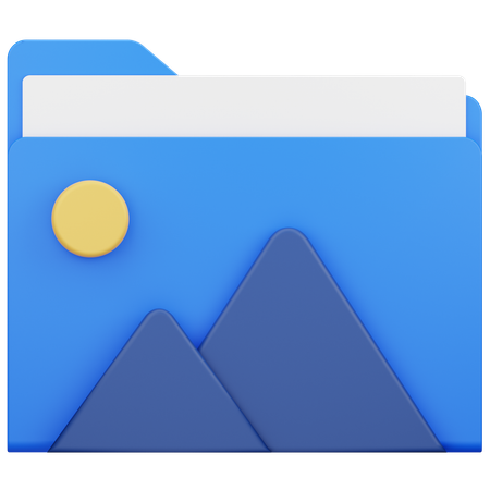 Image Folder  3D Icon