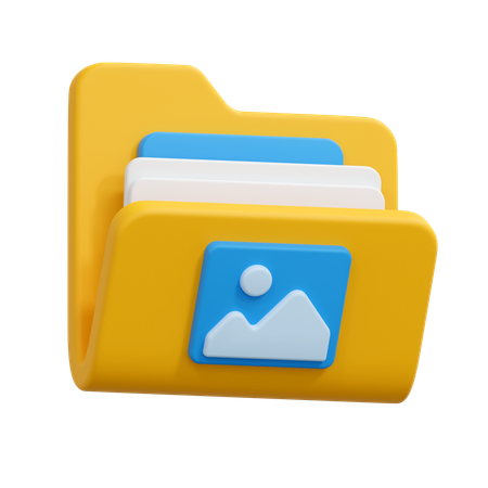 Image folder  3D Icon