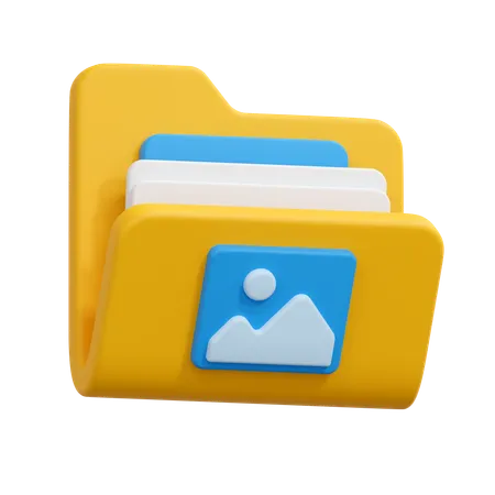 Image folder  3D Icon