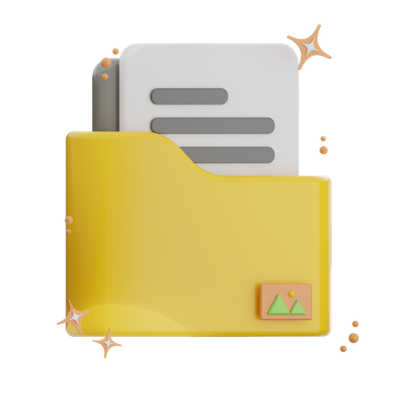 Image Folder  3D Icon