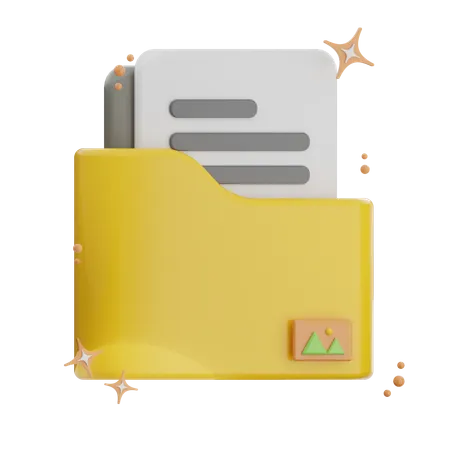 Image Folder  3D Icon