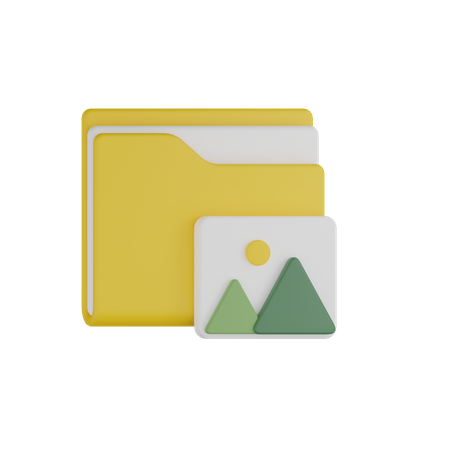 Image Folder  3D Icon