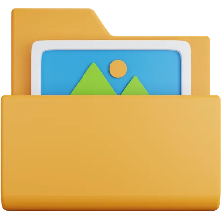 Image Folder  3D Icon