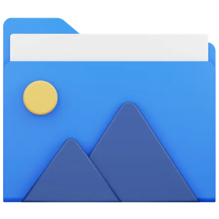 Image Folder  3D Icon