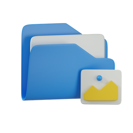 Image Folder  3D Icon