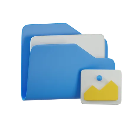 Image Folder  3D Icon