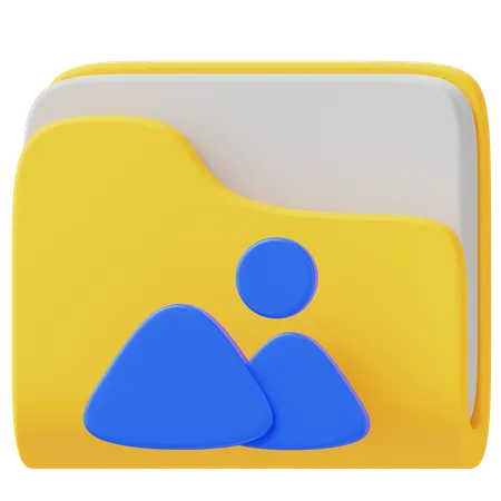 Image Folder  3D Icon