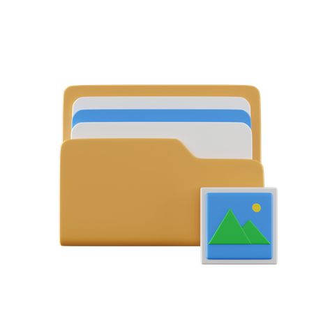 Image Folder  3D Icon