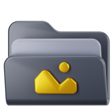 Image Folder  3D Icon