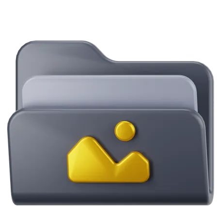 Image Folder  3D Icon