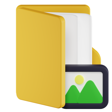 Image Folder  3D Icon