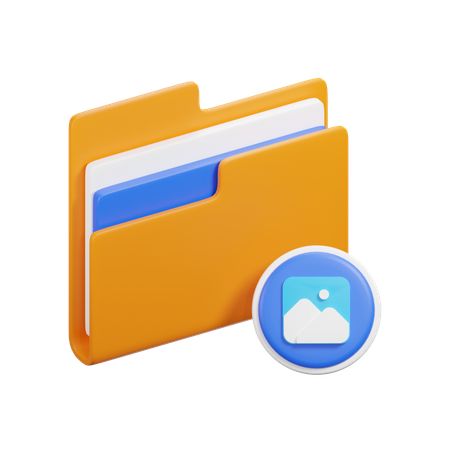 Image Folder  3D Icon