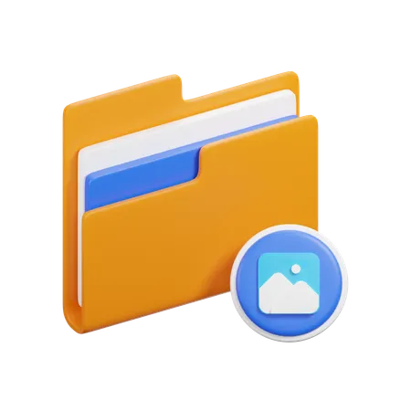 Image Folder  3D Icon