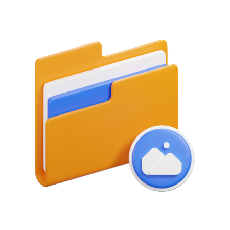 Image Folder  3D Icon