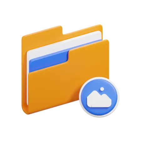 Image Folder  3D Icon