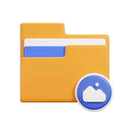 Image Folder  3D Icon