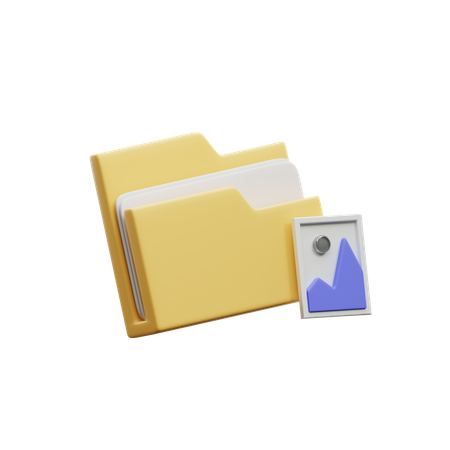 Image Folder  3D Icon