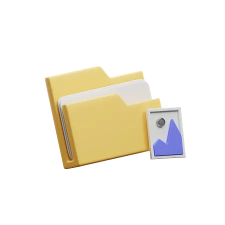 Image Folder  3D Icon