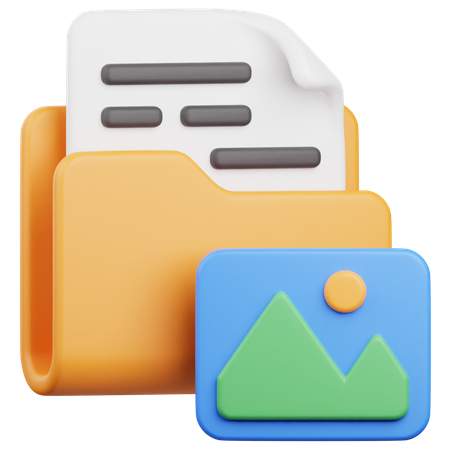 Image Folder  3D Icon