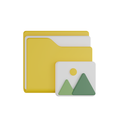 Image Folder  3D Icon
