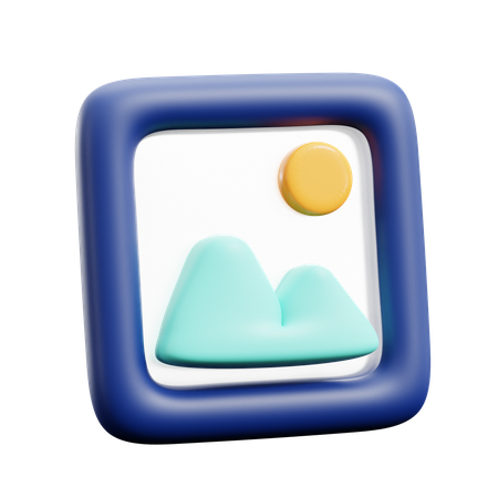 Image Frame  3D Icon