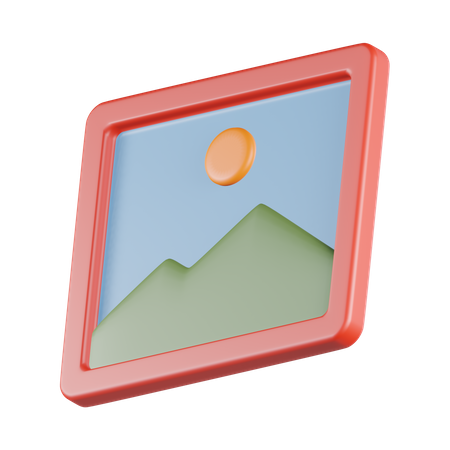 Image Frame 3D Icon