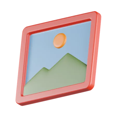 Image Frame 3D Icon