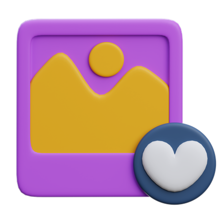 Image Love  3D Icon