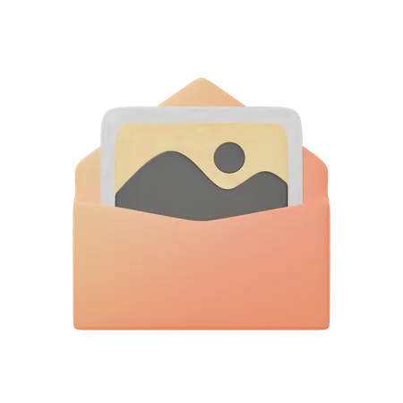Image Mail  3D Icon