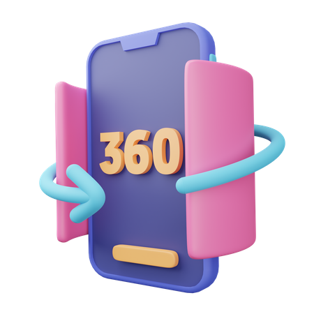 Image mobile avec rotation à 360°  3D Icon