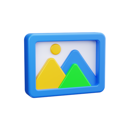 Image picture  3D Icon