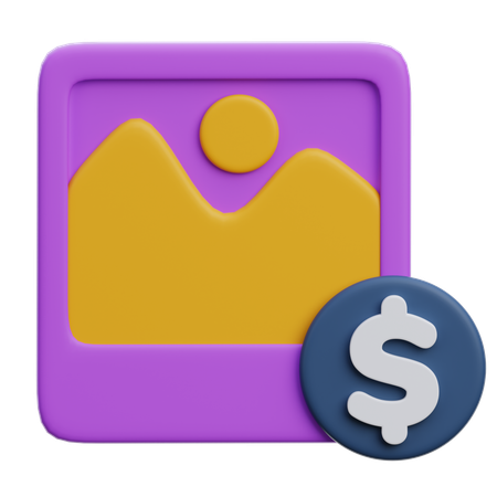 Image Price  3D Icon