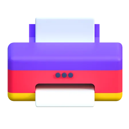 Image Printer Icon Graphic Design Tool 3 D Illustration 3D Icon