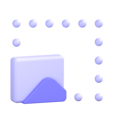 Image Resize  3D Icon